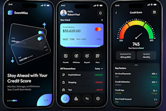 develop credit score app, fintech app development, ai finance app, banking app