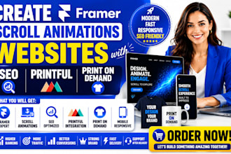 build a stunning framer website with smooth animations SEO and pod integration