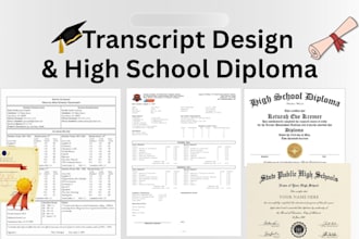 design university transcript, college transcript, ged certificate, diploma