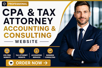 build CPA firm tax attorney website accounting business consulting firm website