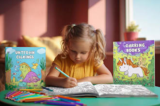 create ocean children book illustration cute underwater art