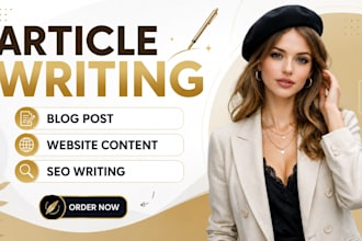 do SEO article writing, blog writing and content writing