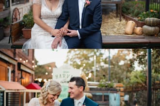 edit and color correct wedding photos in lightroom