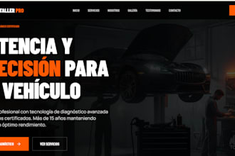 crearé una página web profesional para tu negocio