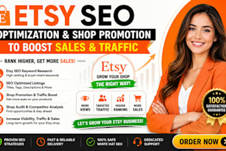 do etsy shop promotion with etsy seo listing to boost etsy sales and traffic