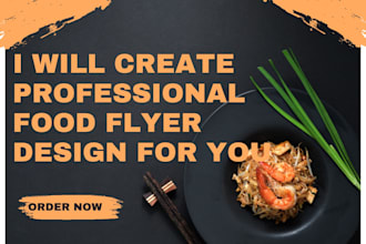 design professional food flyer and event flyer design