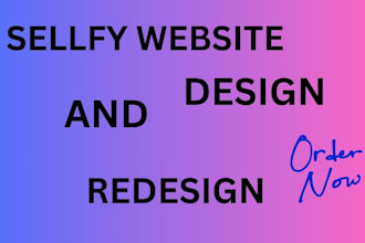 sellfy design and redesign your store