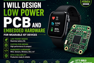 design low power pcb and embedded hardware for wearable iot devices