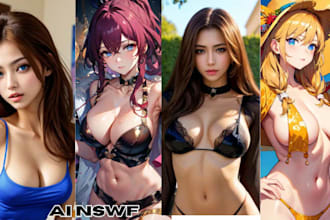 develop nsfw ai character website, ai chatbot website and custom ai web app