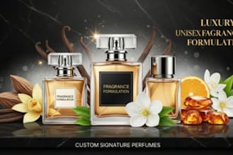 create long lasting unisex perfume and fragrance formulations