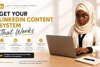 write authentic linkedin posts for experts and freelancers