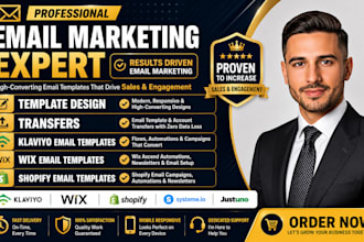 email template design transfers klaviyo wix shopify email templates
