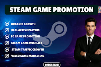 steam game promotion steam game marketing steam wishlist video game marketing