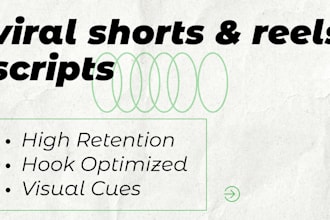 generate viral short form video scripts