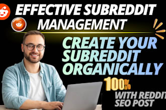 create and grow subreddit for your business