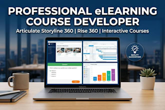 create training modules and elearning content in articulate storyline 360