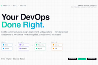 be your devops engineer for on premise and cloud infrastructure