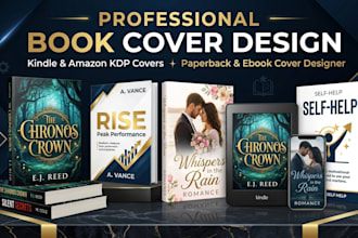 design book cover, kindle cover, and amazon KDP cover