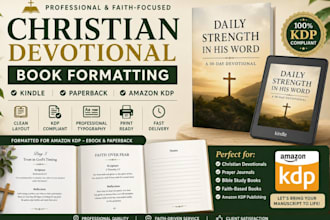 format christian devotional book for kindle and paperback formatting amazon kdp