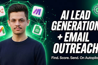 build an ai lead generation bot using n8n or make