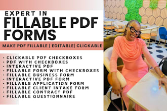 create fillable business form, client intake form, interactive application PDF