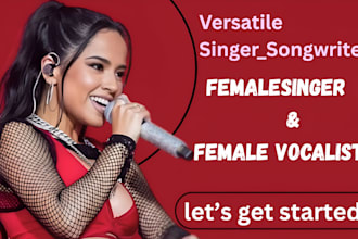 be female pop singer edm singer rock singer female vocalist