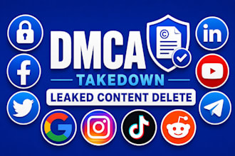 send dmca takedown notices for reddit,instagram,tiktok,facebook and google