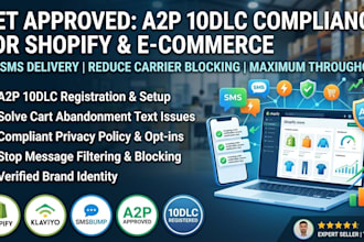 setup compliant shopify SMS marketing and a2p 10dlc registration