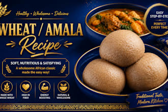 create diet guide, self help recipe, canva recipe guide