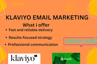 create klaviyo flows, email automation, and klaviyo email marketing