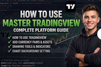 teach how to use tradingview charts indicators and currency pairs