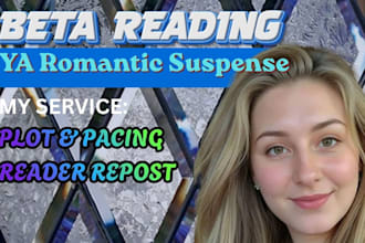beta read your ya romantic suspense,second chance romance
