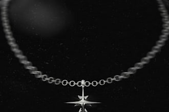 create 3d product video, necklace animation, rhino jewelry,elegant jewelry case
