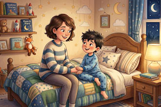draw 3d children illustration and children storybook
