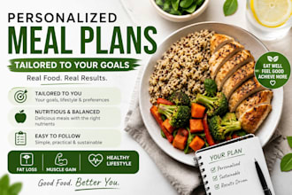 create affordable, healthy meal plans for you to lose weight
