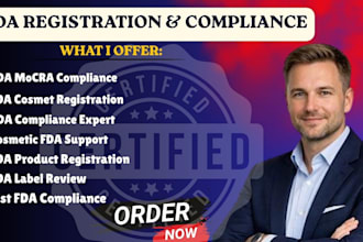 handle fda registration and compliance for your products