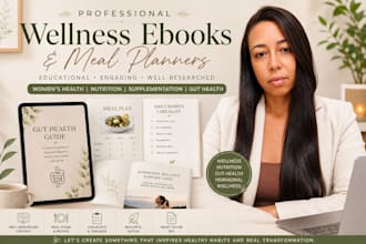 create a women wellness ebook guide or meal planner