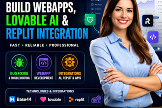 base44 expert base44 bug fix base44 webapp base44 lovable ai replit integration