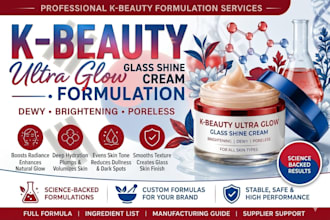 formulate k beauty ultra glow and glass shine cream