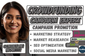 do crowdfunding campaign promotion on kickstarter indiegogo gofundme promotion
