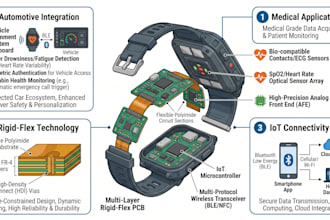 design wearable pcb solution for medical, rigid flex, automotive and iot