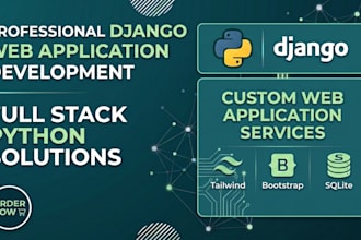 build a python django web application