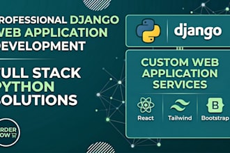 build a python django web application