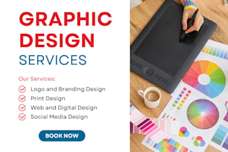 design professional logo, flyer, social media post and branding materials