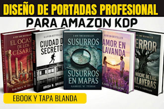 portada de libro amazon, portada de kindle, portada de libro de bolsillo
