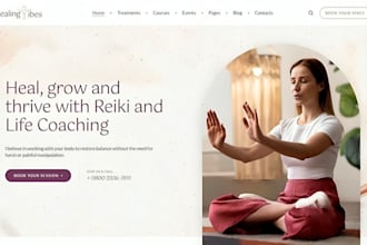 build squarespace reiki website website crystal therapy website coaching website