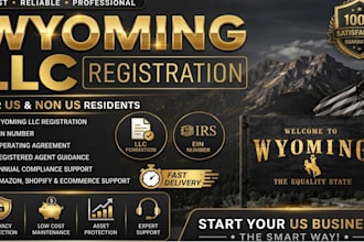register wyoming llc and obtain ein for non US residents ecommerce amazon