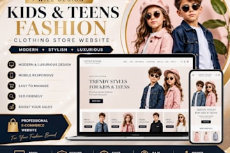 design kids and teens fashion clothing store kids clothing website