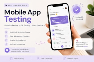 test your mobile app and give usability feedback