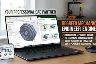do 3d cad modeling and enclosure design for 3d printing